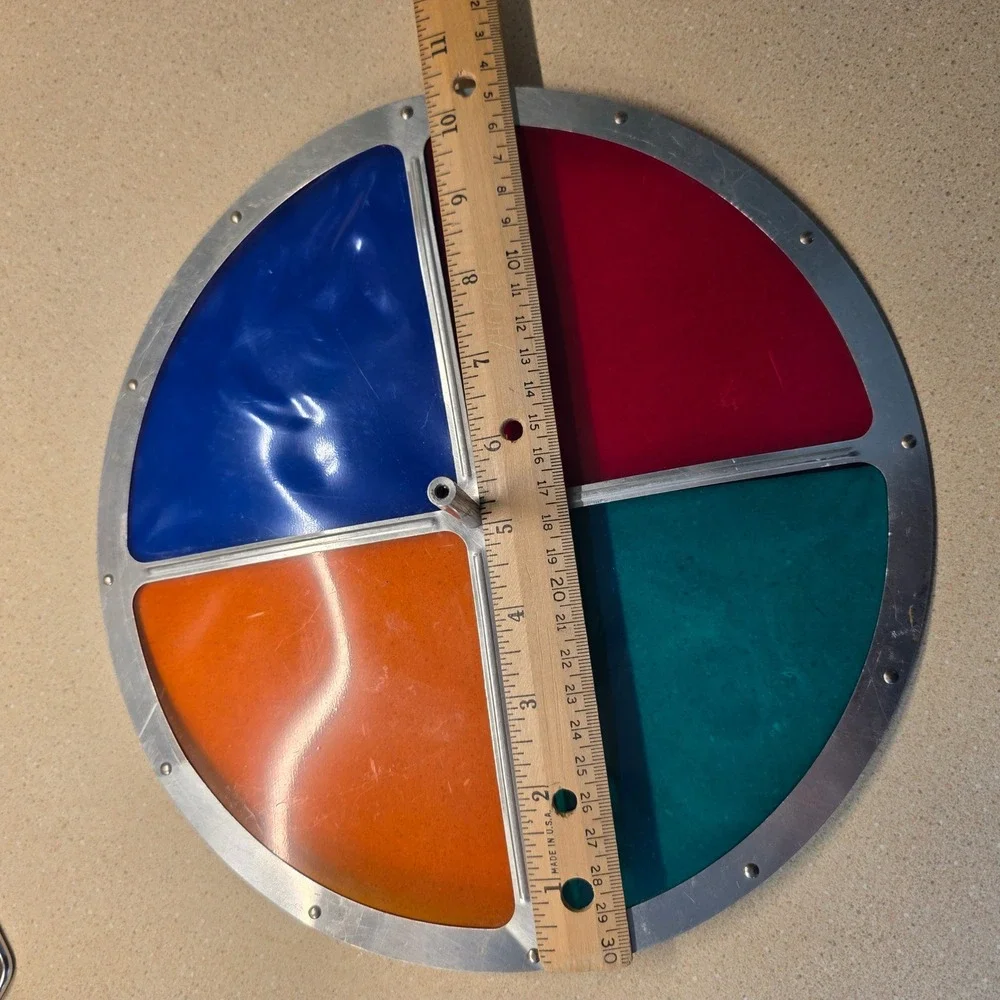 Penetray Vintage‎ Christmas Tree Color Wheel 10.5